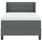 Casa si Gradina - Mobilier - Paturi si accesorii - Paturi - Pat cu Spring  cu Saltea Gri Inchis 80x200 cm Tapitat - Infinity.ro