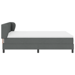 Casa si Gradina - Mobilier - Paturi si accesorii - Paturi - Pat box spring cu saltea, gri inchis, 160x200 cm, textil - Infinity.ro
