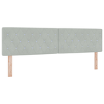 Casa si Gradina - Mobilier - Paturi si accesorii - Paturi - Pat Box Spring  cu Saltea Gri deschis 180x200 cm Catifea - Infinity.ro