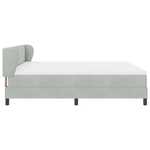 Casa si Gradina - Mobilier - Paturi si accesorii - Paturi - Pat Box Spring  cu Saltea Gri deschis 180x200 cm Catifea - Infinity.ro