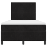 Casa si Gradina - Mobilier - Paturi si accesorii - Paturi - Pat box spring cu saltea, negru, 120x200 cm, catifea - Infinity.ro