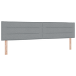 Casa si Gradina - Mobilier - Paturi si accesorii - Paturi - Pat box spring cu saltea, gri deschis, 200x200 cm, textil - Infinity.ro