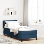 Casa si Gradina - Mobilier - Paturi si accesorii - Paturi - Cadru de Pat cu Saltea Albastru 80x200 cm Textil - Infinity.ro