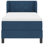 Casa si Gradina - Mobilier - Paturi si accesorii - Paturi - Cadru de Pat cu Saltea Albastru 80x200 cm Textil - Infinity.ro