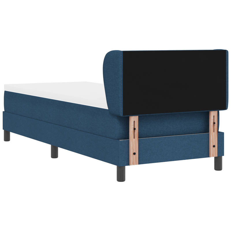 Casa si Gradina - Mobilier - Paturi si accesorii - Paturi - Cadru de Pat cu Saltea Albastru 80x200 cm Textil - Infinity.ro