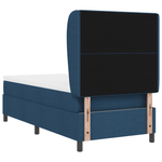 Casa si Gradina - Mobilier - Paturi si accesorii - Paturi - Pat box spring cu saltea, albastru, 80x200 cm, textil - Infinity.ro