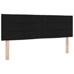 Casa si Gradina - Mobilier - Paturi si accesorii - Paturi - Pat box spring cu saltea, negru, 160x200 cm, textil - Infinity.ro