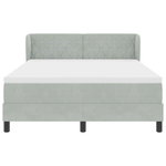 Casa si Gradina - Mobilier - Paturi si accesorii - Paturi - Cadru de Pat cu Arc Gri Deschis 160x200 cm Catifea - Infinity.ro