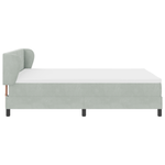 Casa si Gradina - Mobilier - Paturi si accesorii - Paturi - Cadru de Pat cu Arc Gri Deschis 160x200 cm Catifea - Infinity.ro