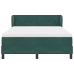Casa si Gradina - Mobilier - Paturi si accesorii - Paturi - Pat cu saltea  Dark Green 140x200 cm Catifea - Infinity.ro