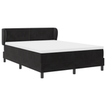 Casa si Gradina - Mobilier - Paturi si accesorii - Paturi - Pat cu saltea  Black 140x200 cm Catifea - Infinity.ro
