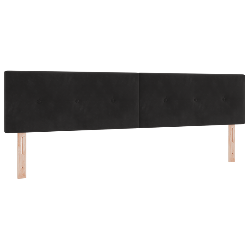 Casa si Gradina - Mobilier - Paturi si accesorii - Paturi - Pat box spring  cu saltea Negru 200x200 cm Catifea - Infinity.ro