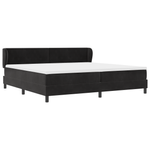 Casa si Gradina - Mobilier - Paturi si accesorii - Paturi - Pat box spring  cu saltea Negru 200x200 cm Catifea - Infinity.ro