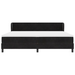 Casa si Gradina - Mobilier - Paturi si accesorii - Paturi - Pat box spring  cu saltea Negru 200x200 cm Catifea - Infinity.ro