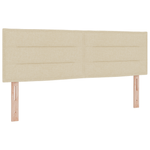 Casa si Gradina - Mobilier - Paturi si accesorii - Paturi - Pat Box Spring  cu Saltea Crem 160x200 cm Fabric - Infinity.ro