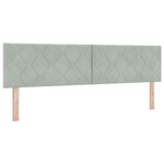Casa si Gradina - Mobilier - Paturi si accesorii - Paturi - Pat box spring cu saltea, gri deschis, 180x200 cm, catifea - Infinity.ro