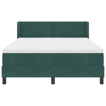 Casa si Gradina - Mobilier - Paturi si accesorii - Paturi - Pat box spring cu saltea, verde inchis, 140x190 cm, catifea - Infinity.ro