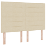 Casa si Gradina - Mobilier - Paturi si accesorii - Paturi - Pat Box Spring cu Saltea Crem 140x190 cm Fabrica - Infinity.ro