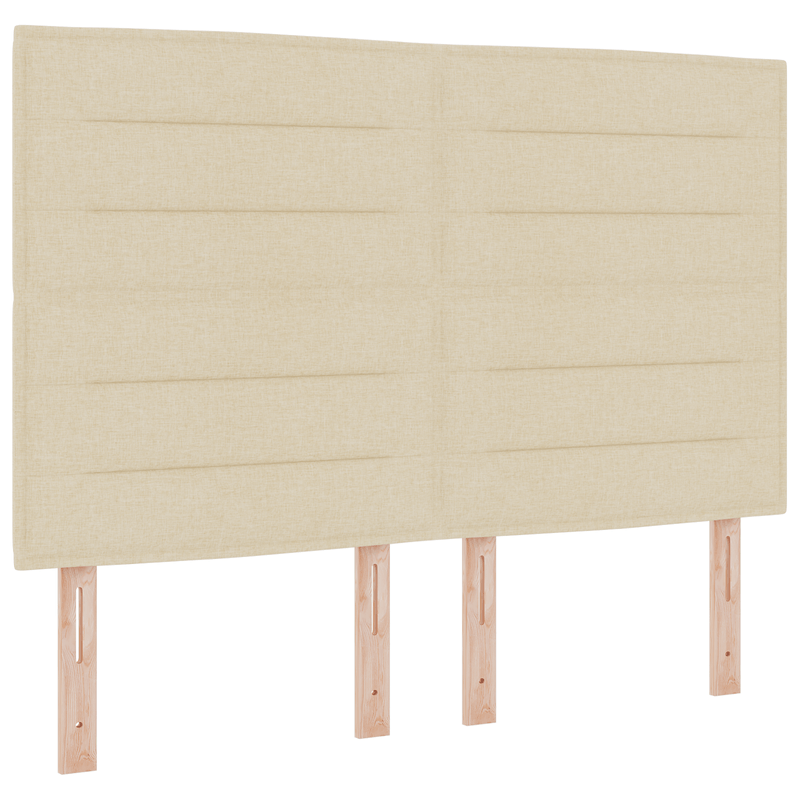 Casa si Gradina - Mobilier - Paturi si accesorii - Paturi - Pat Box Spring cu Saltea Crem 140x190 cm Fabrica - Infinity.ro