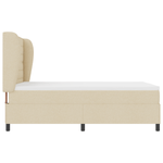 Casa si Gradina - Mobilier - Paturi si accesorii - Paturi - Pat Box Spring cu Saltea Crem 140x190 cm Fabrica - Infinity.ro