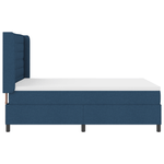Casa si Gradina - Mobilier - Paturi si accesorii - Paturi - Pat box spring cu saltea, albastru, 140x190 cm, textil - Infinity.ro