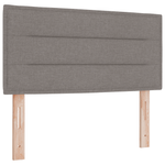 Casa si Gradina - Mobilier - Paturi si accesorii - Paturi - Pat cu Box Spring  cu saltea gri taupe 90x190 cm tesatura - Infinity.ro