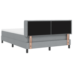 Casa si Gradina - Mobilier - Paturi si accesorii - Paturi - Pat cu Somiera  cu Saltea Gri Deschis 160x200 cm Material - Infinity.ro