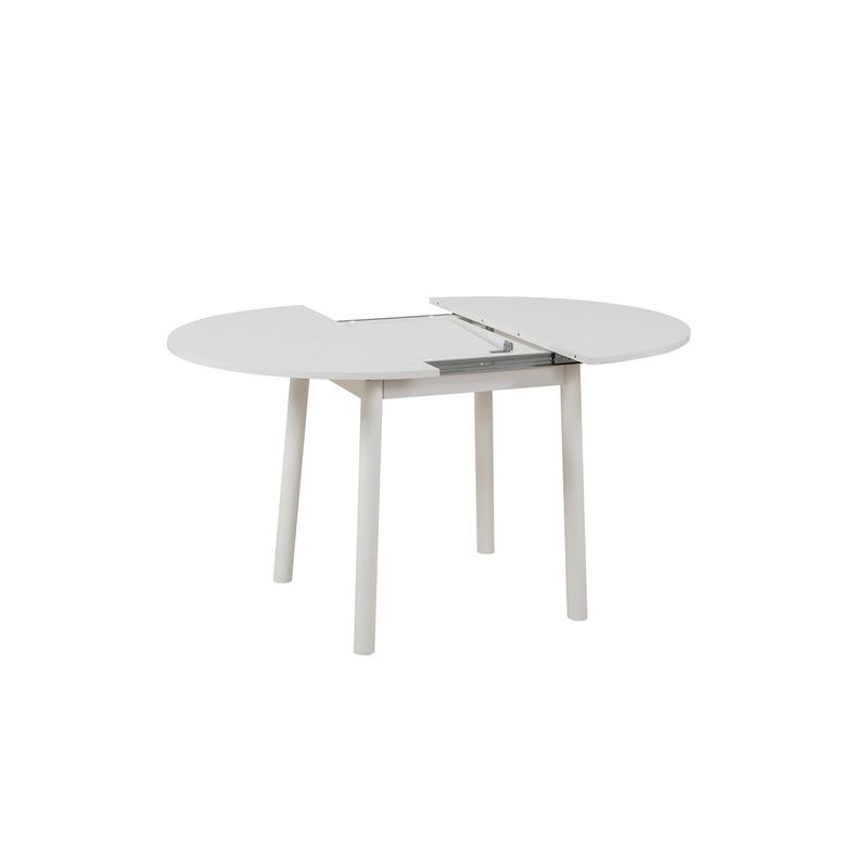Casa si Gradina - Mobilier - Mese si birouri - Mese bucatarie si dining - Masa extensibila, Hanah Home, pal melaminat, alb, 100x75x100 cm, extensibila pana la 139 cm - Infinity.ro