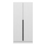 Casa si Gradina - Mobilier - Dulapuri si sifoniere - Sifoniere - Sifonier, Hanah Home, pal melaminat, alb, 90x52x210 cm - Infinity.ro