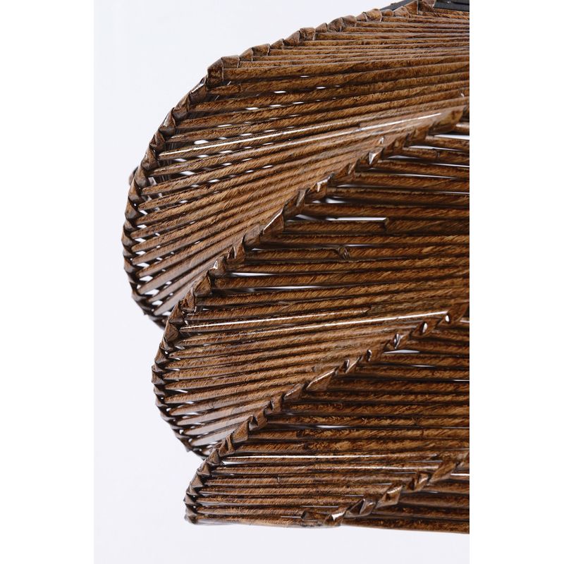 Casa si Gradina - Corpuri si surse de iluminat - Lustre si pendule - Lustra, Opviq, lemn, antichizat, 32x32x65 cm - Infinity.ro