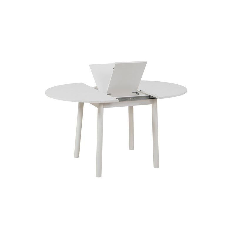 Casa si Gradina - Mobilier - Mese si birouri - Mese bucatarie si dining - Masa extensibila, Hanah Home, pal melaminat, alb, 100x75x100 cm, extensibila pana la 139 cm - Infinity.ro
