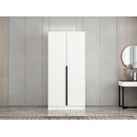 Casa si Gradina - Mobilier - Dulapuri si sifoniere - Sifoniere - Sifonier, Hanah Home, pal melaminat, alb, 90x52x210 cm - Infinity.ro