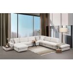 Casa si Gradina - Mobilier - Canapele si coltare - Coltare - Coltar, Atelier Del Sofa, lemn de fag si pal, alb, 374x428x95 cm - Infinity.ro