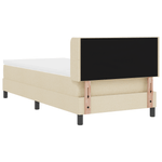 Casa si Gradina - Mobilier - Paturi si accesorii - Paturi - Pat Box Spring  cu Saltea Crem 100x200 cm Fabrica - Infinity.ro
