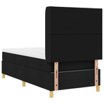 Casa si Gradina - Mobilier - Paturi si accesorii - Paturi - Pat cu saltea cu cadru negru 100x200 cm din stofa - Infinity.ro
