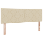 Casa si Gradina - Mobilier - Paturi si accesorii - Paturi - Pat Box Spring  cu Saltea Crem 160x200 cm Fabric - Infinity.ro