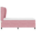 Casa si Gradina - Mobilier - Paturi si accesorii - Paturi - Pat box spring cu saltea, roz, 80x200 cm, catifea - Infinity.ro
