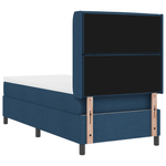 Casa si Gradina - Mobilier - Paturi si accesorii - Paturi - Pat box spring cu saltea, albastru, 80x200 cm, textil - Infinity.ro