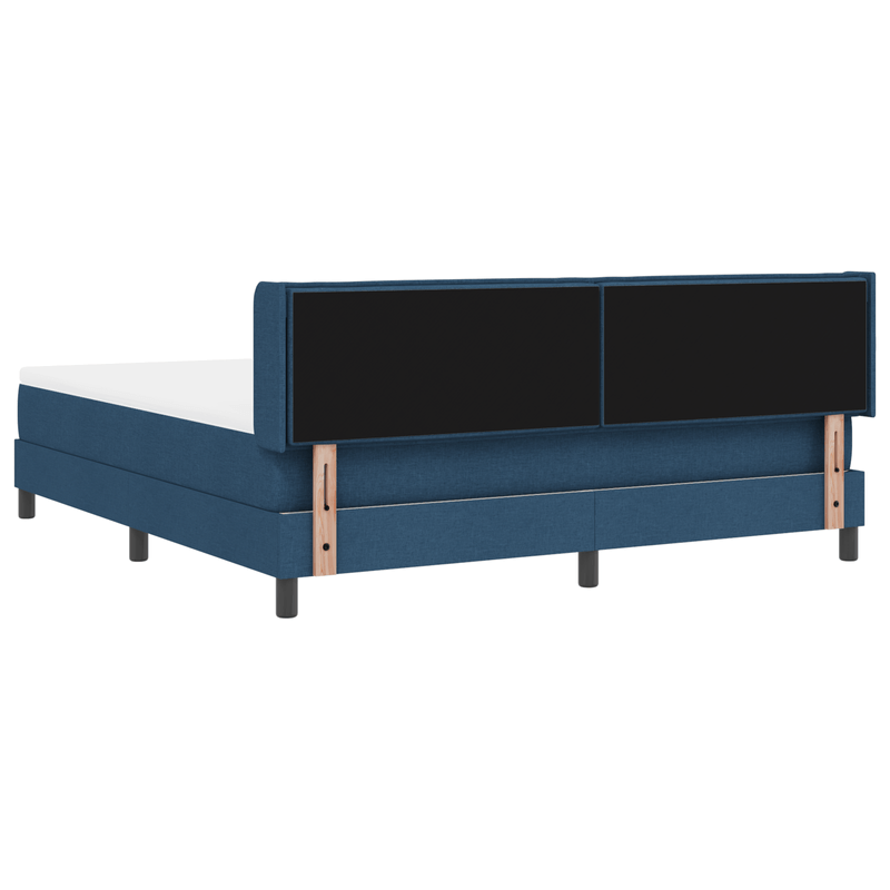 Casa si Gradina - Mobilier - Paturi si accesorii - Paturi - Pat cu arcuri  cu saltea albastra 180x200 cm tesatura - Infinity.ro