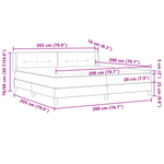 Casa si Gradina - Mobilier - Paturi si accesorii - Paturi - Pat cu saltea  Pink 200x200 cm Catifea - Infinity.ro