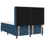 Casa si Gradina - Mobilier - Paturi si accesorii - Paturi - Pat box spring cu saltea, albastru, 140x190 cm, textil - Infinity.ro