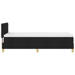 Casa si Gradina - Mobilier - Paturi si accesorii - Paturi - Pat cu Arc cu Saltea & LED Negru 100x200 cm Tesatura - Infinity.ro