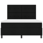 Casa si Gradina - Mobilier - Paturi si accesorii - Paturi - Pat cu Arc cu Saltea & LED Negru 140x200 cm Tesatura - Infinity.ro