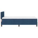 Casa si Gradina - Mobilier - Paturi si accesorii - Paturi - Pat cu arcuri si saltea & LED albastru 90x190 cm din tesatura - Infinity.ro