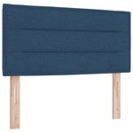 Casa si Gradina - Mobilier - Paturi si accesorii - Paturi - Pat cu arcuri cu saltea & LED albastru 80x200 cm tesatura - Infinity.ro