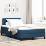 Casa si Gradina - Mobilier - Paturi si accesorii - Paturi - Pat Box Spring cu Saltea & LED Albastru 120x200 cm Fabric - Infinity.ro