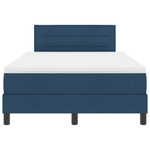 Casa si Gradina - Mobilier - Paturi si accesorii - Paturi - Pat Box Spring cu Saltea & LED Albastru 120x200 cm Fabric - Infinity.ro