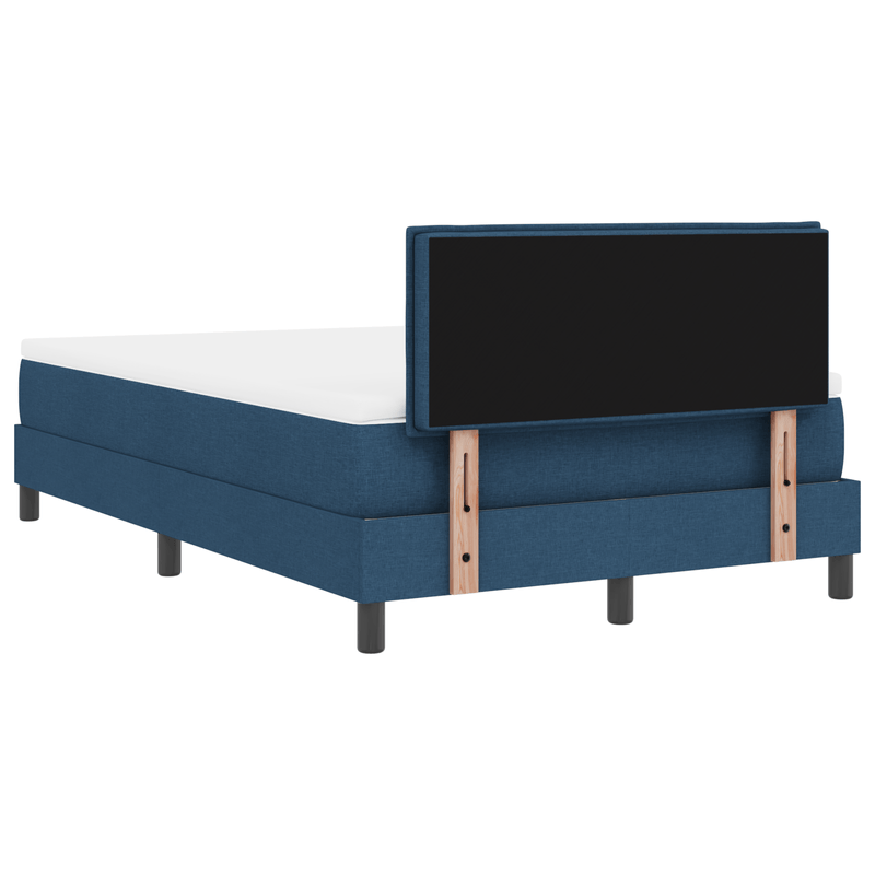 Casa si Gradina - Mobilier - Paturi si accesorii - Paturi - Pat Box Spring cu Saltea & LED Albastru 120x200 cm Fabric - Infinity.ro