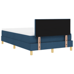 Casa si Gradina - Mobilier - Paturi si accesorii - Paturi - Pat cu arcuri cu saltea si LED Albastru 120x200 cm Tesatura - Infinity.ro