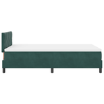 Casa si Gradina - Mobilier - Paturi si accesorii - Paturi - Pat box spring cu saltea & LED, gri inchis, 120x200 cm catifea - Infinity.ro